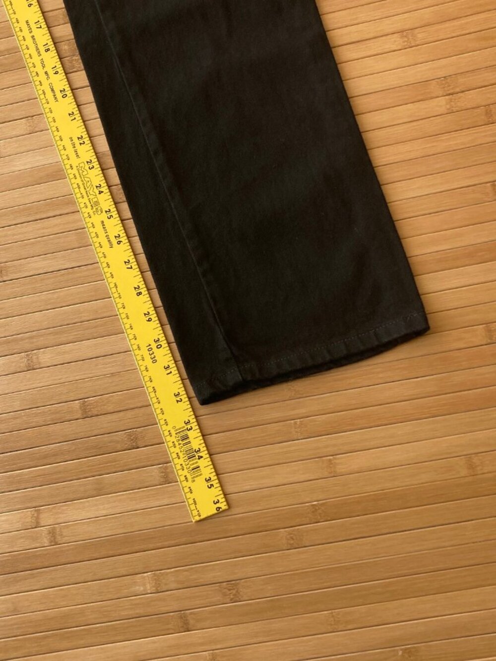 Wrangler Cowboy Cut Original Fit Jeans Straight Leg Mens 31x32 Shadow Black NWT - Picture 7 of 10